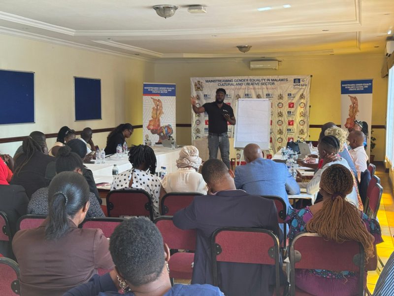 Eluby team presenting findings